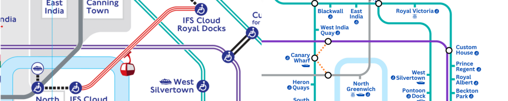 Designing my tube map - removing the cable car